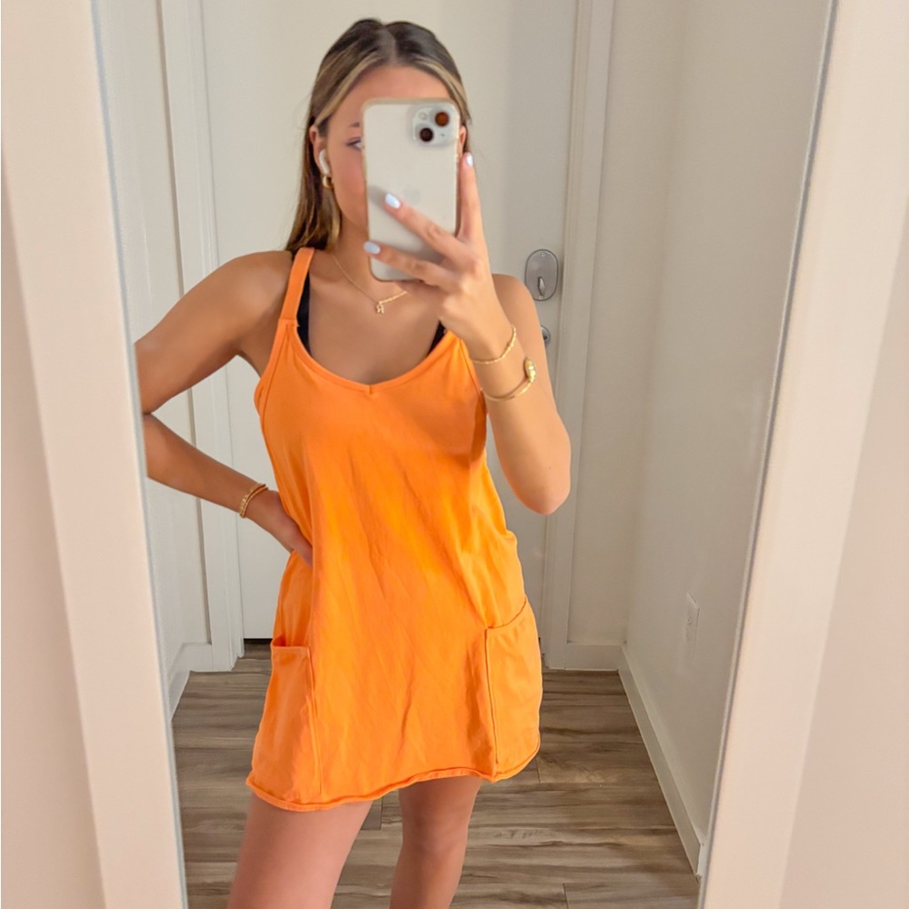 Orange Romper